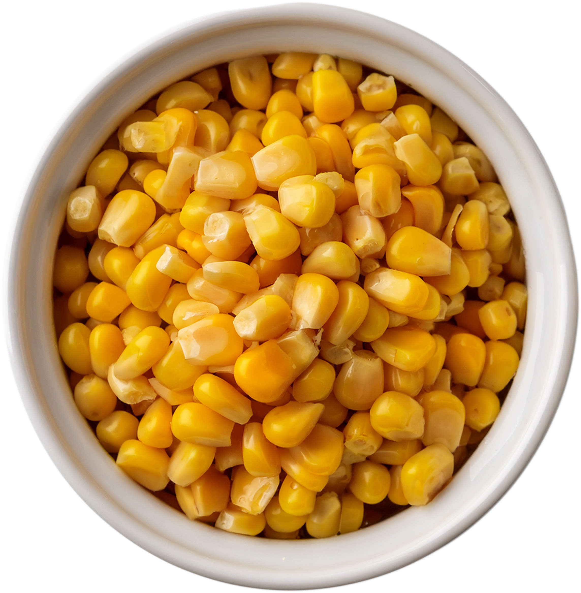 Corn Canned Overhead